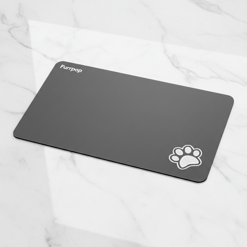 FurrPop Absorbent Pet Feeding Mat