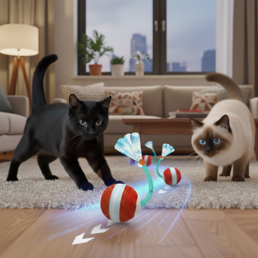 FurrPop Interactive Motion Cat Toy Ball
