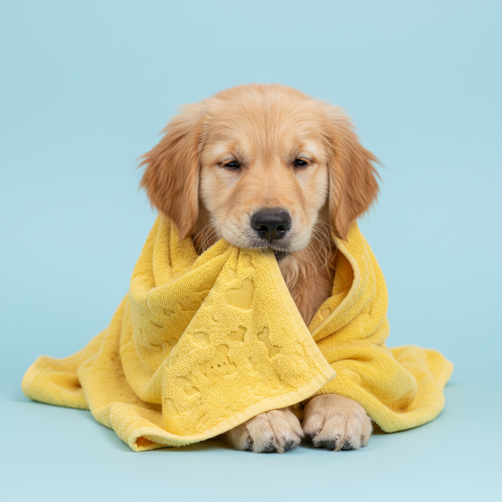 FurrPop Premium Pet Cleansing Bath Towel