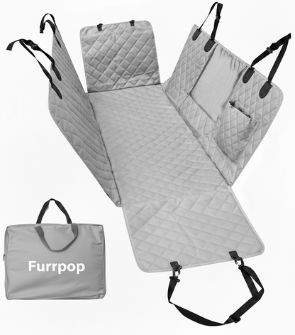 FurrPop EcoShield Mesh Window Back Seat Pet Cover