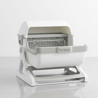 FurrPop Semi-Automatic Cat Litter Box