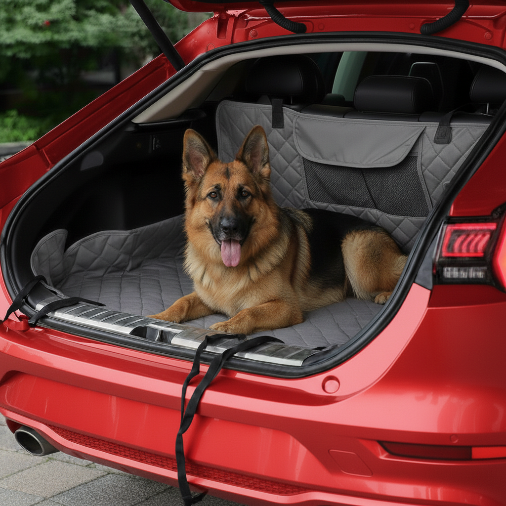 FurrPop EcoShield Mesh Window Back Seat Pet Cover