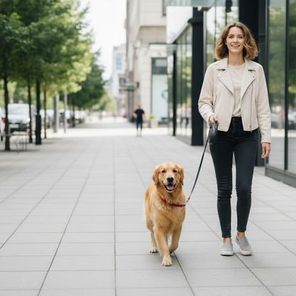 FurrPop Heavy-Duty Retractable Dog Leash
