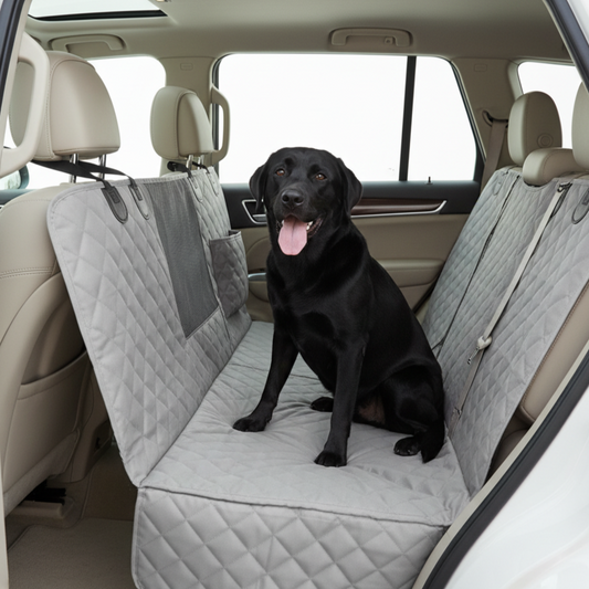 FurrPop EcoShield Mesh Window Back Seat Pet Cover