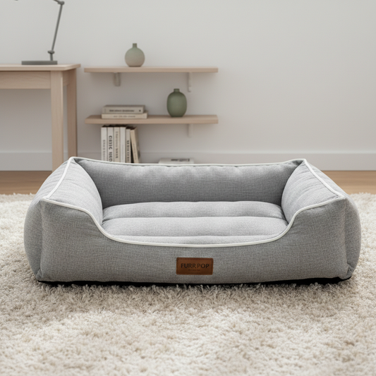 FurrPop Orthopedic Memory Foam Dog Bed